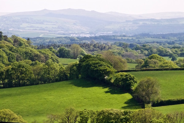 View of Dartmoor from Iddesleigh